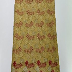Butterfly Golden Wine Swiss Lace