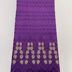 Pyramid Purple Golden Swiss Lace